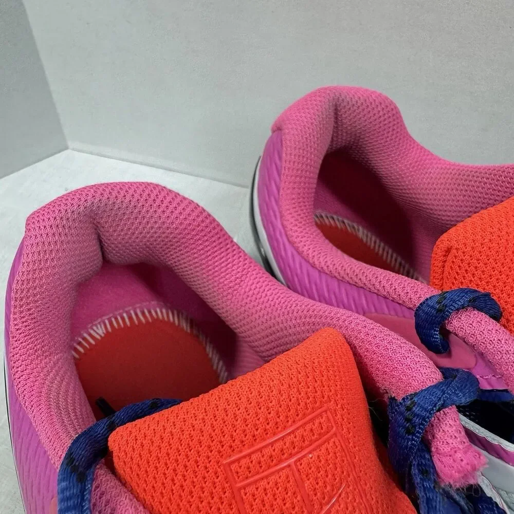 Nike Air Zoom Vapor X Roger Federer Tennis Shoes Mens 9 AA8030-401 Laser Fuchsia